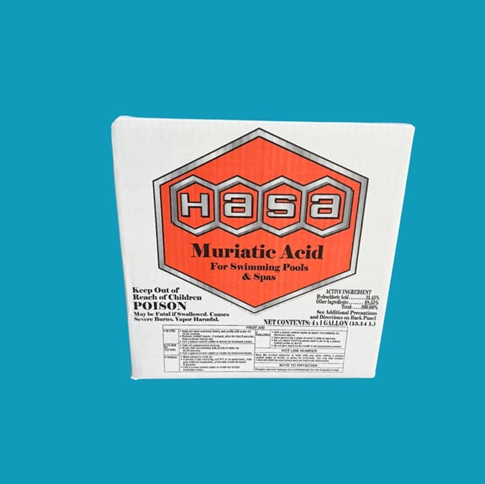 1 CASE ( Four 1 GAL. Jugs of Muriatic Pool Acid) *MAXIMUM 2 CASES*