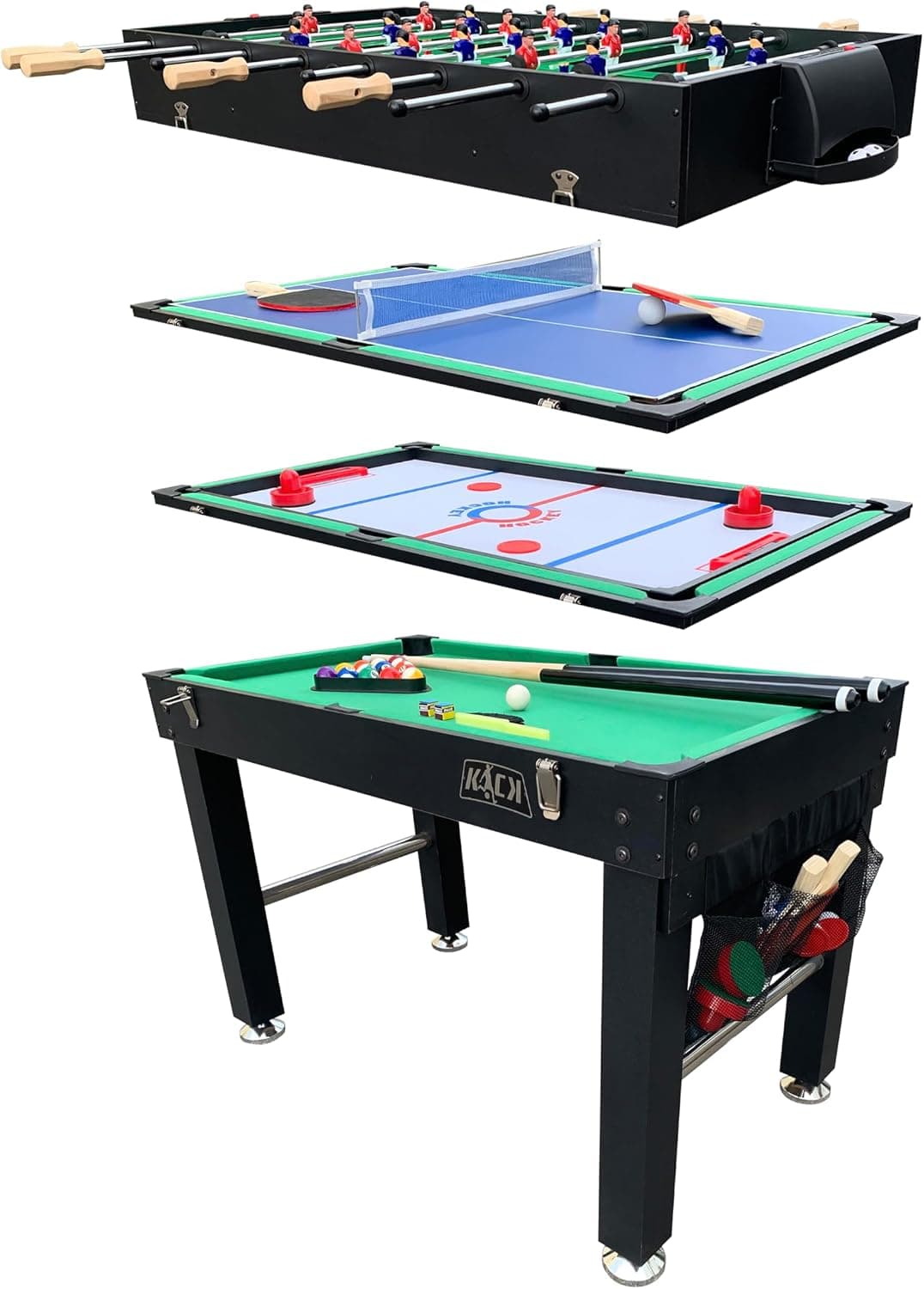 KICK Quad 48″ 4-in-1 Multi-Game Table