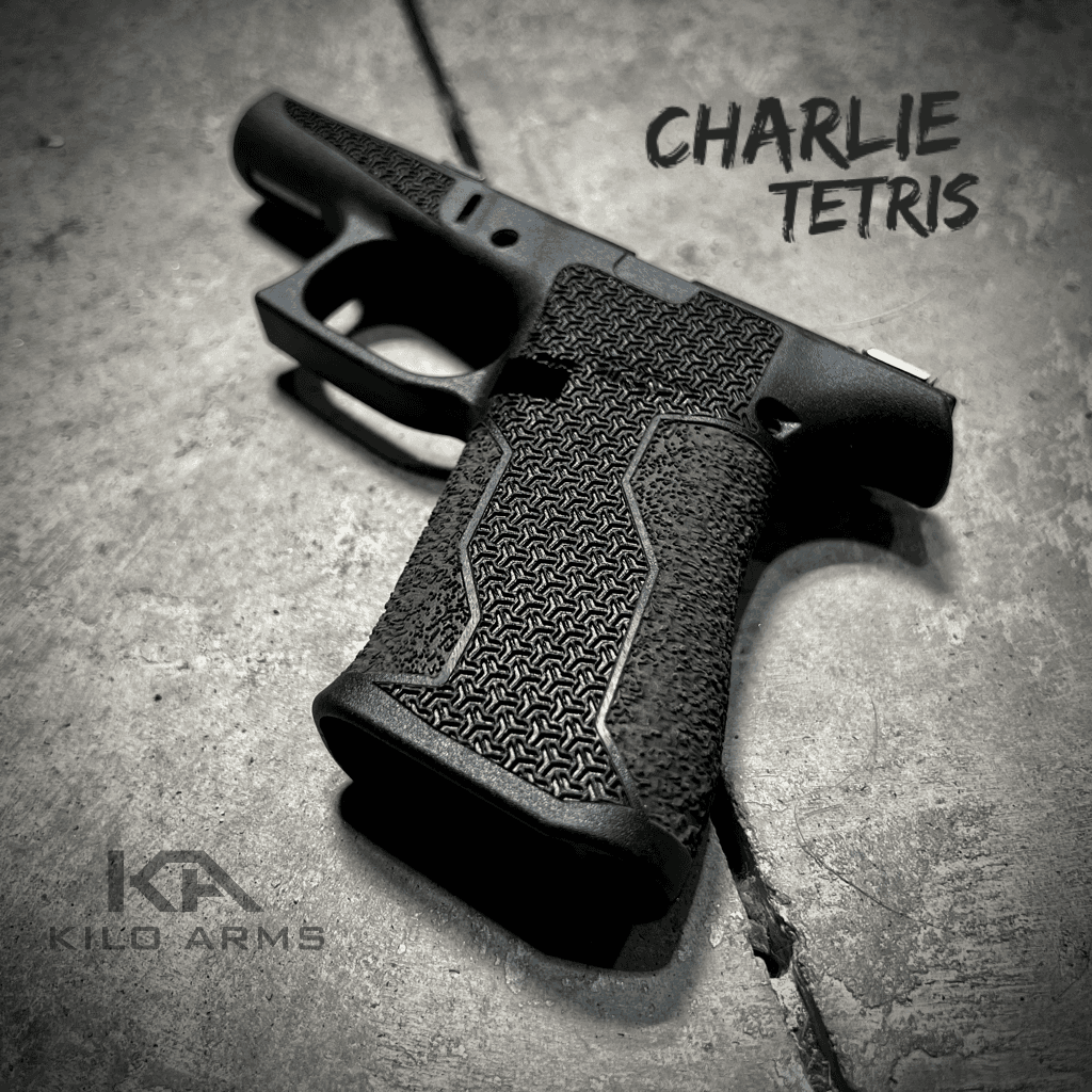 Charlie Stippled Glock 43 Frame