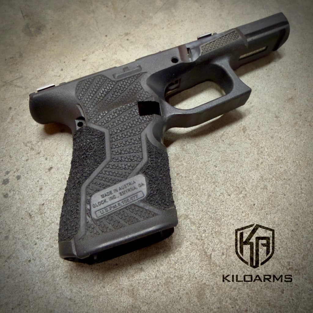 Charlie ‘Sunburst’ Stippled Glock 19 Gen 5 Frame