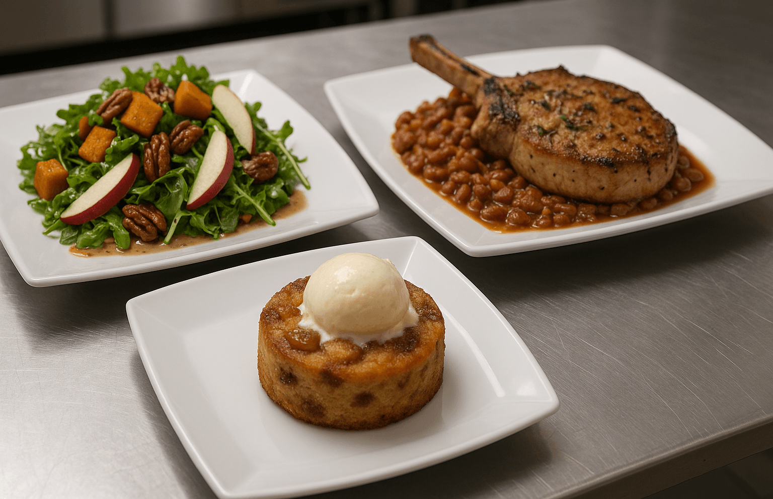 Pan-Roasted Pork Chop, Red Beans & Rice + Warm Bread Pudding 11/19/2026 6:00PM