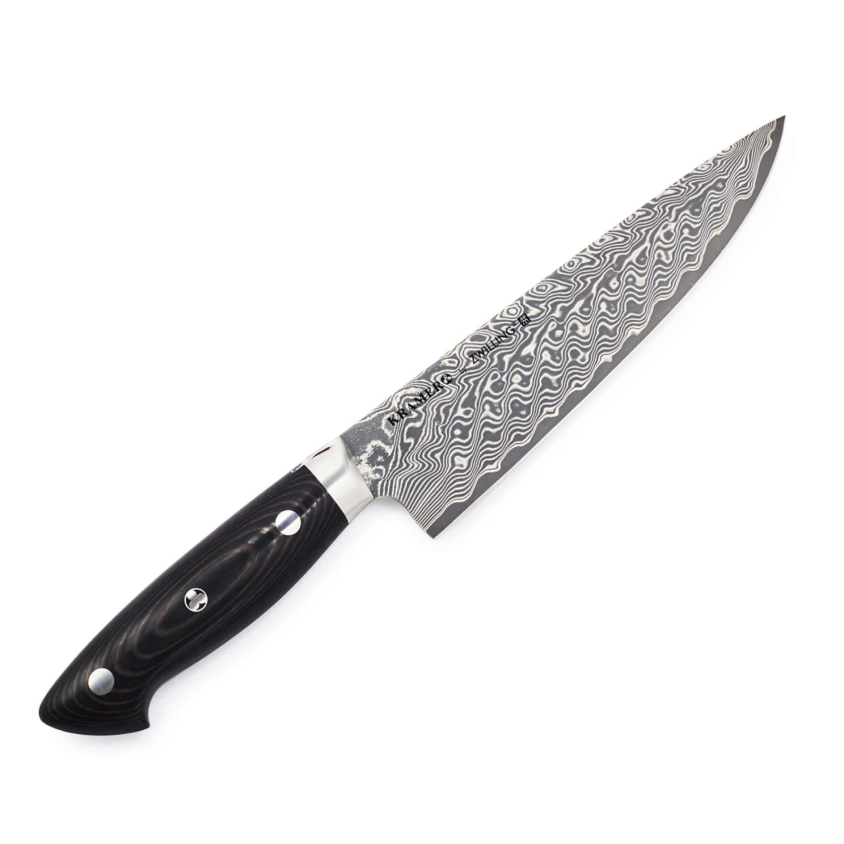 Stainless Damascus 8″ Narrow Chef’s Knife by Zwilling J.A. Henckels