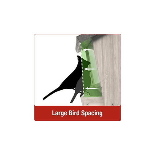 Nature’s Way Cedar Hopper Feeder with Suet Cage - thumbnail 2
