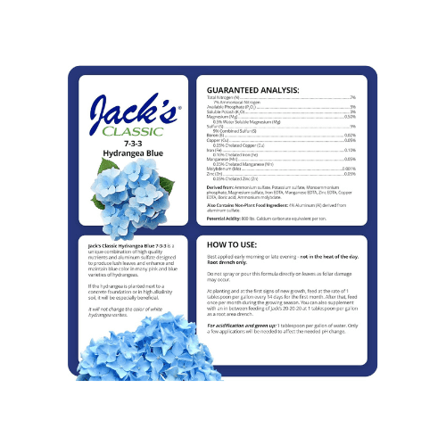 Jack’s Hydrangea Blue Fertilizer 1.5lb. - thumbnail 2