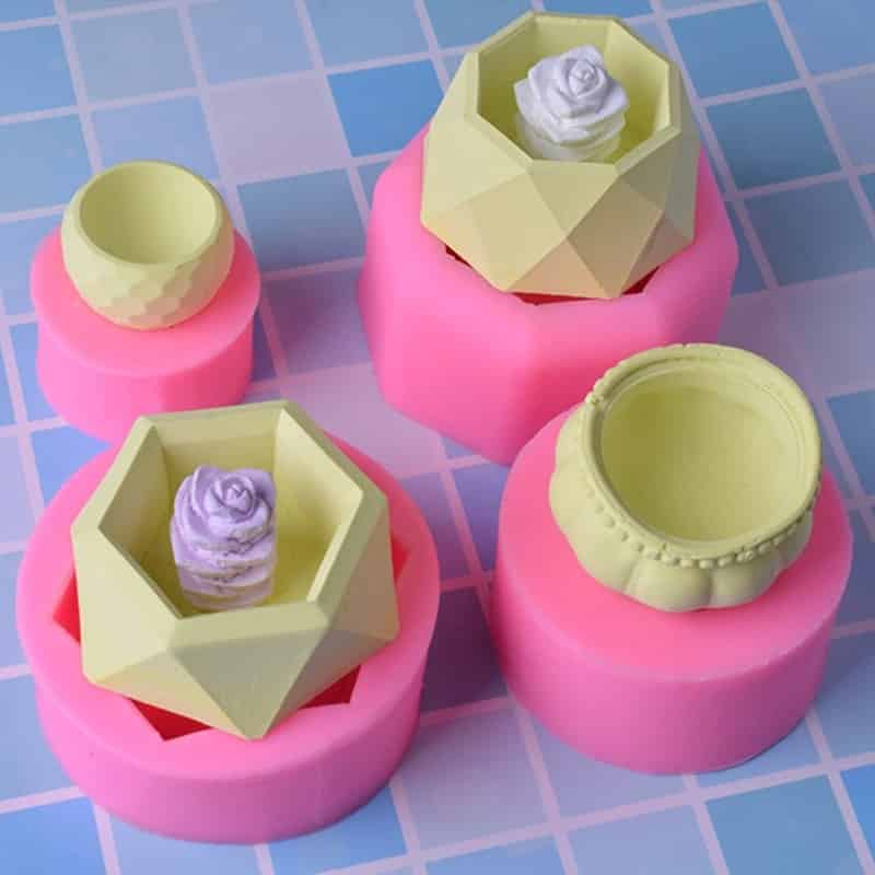 LCMOLDS Succulents Silicone Molds For Concrete - thumbnail 5