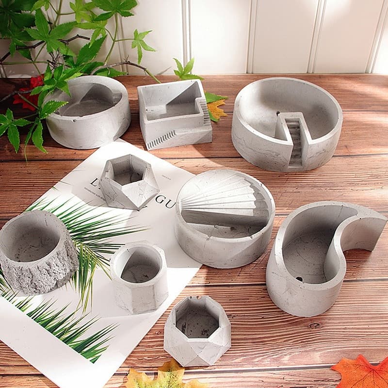 LCMOLDS Succulents Silicone Molds For Concrete - thumbnail 2