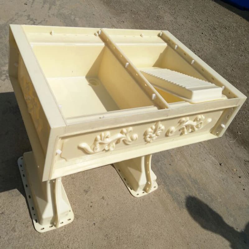 LCMOLDS Large Concrete Molds Double Sinks For Garden - thumbnail 3