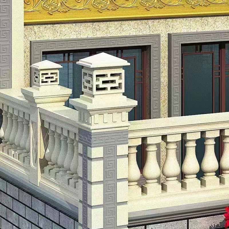 LCMOLDS Concrete Palace Lantern Molds For Garden Decoration - thumbnail 7
