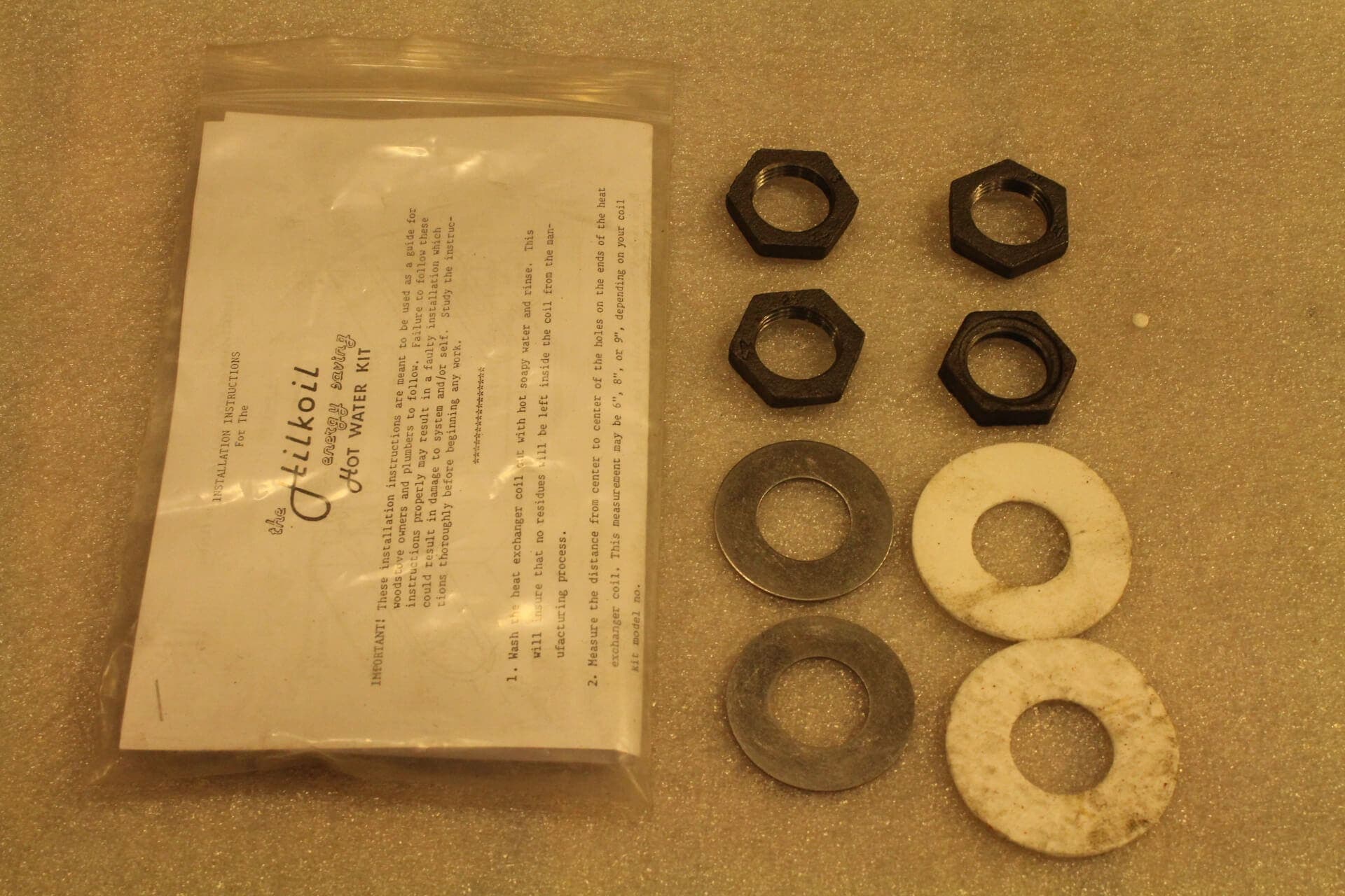 3-10-49000 Hot Water Coil Hardware