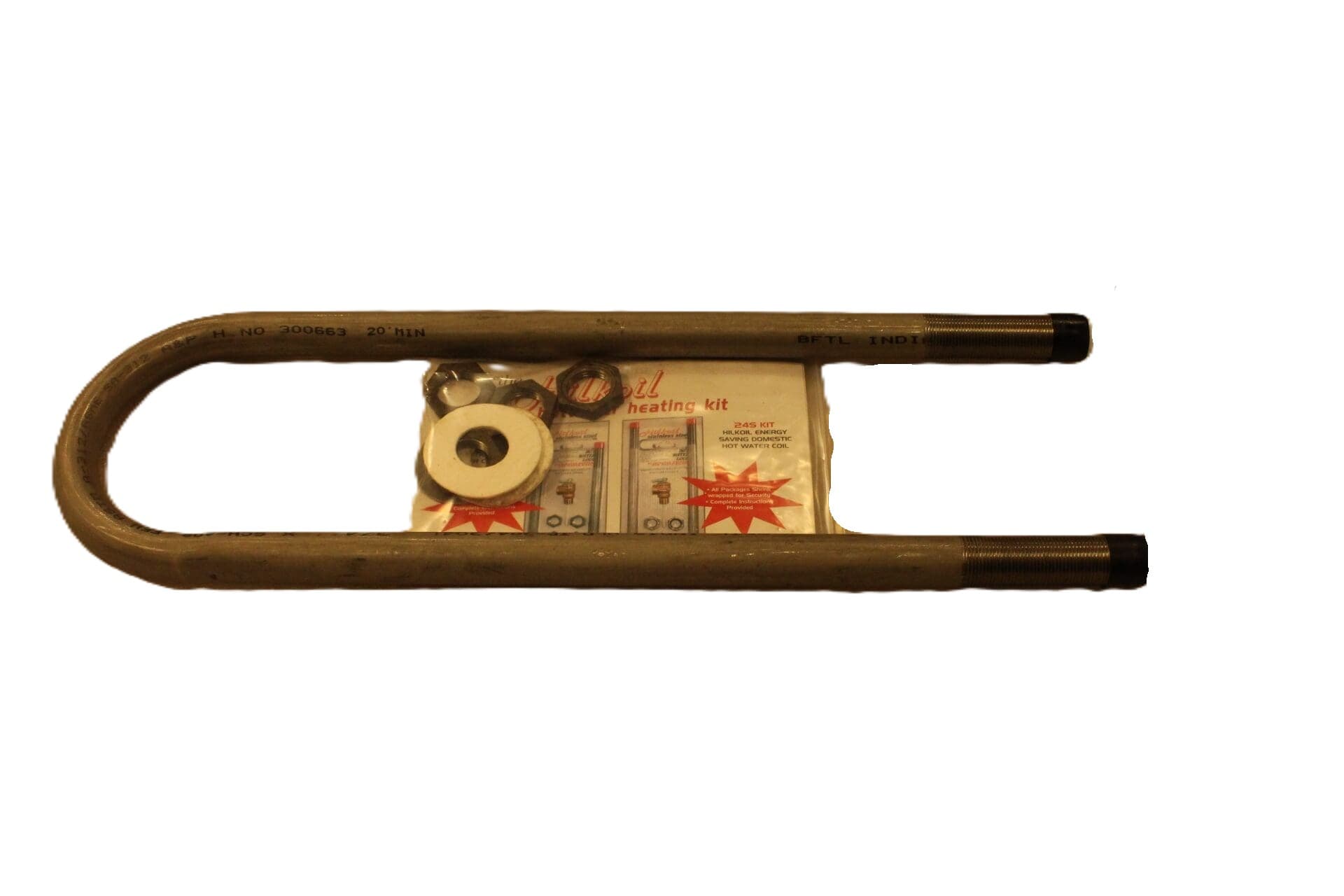3-10-49201 Domestic Hot Water Coil STRAIGHT (3-1/2in thread) MGM/MK2/MK3