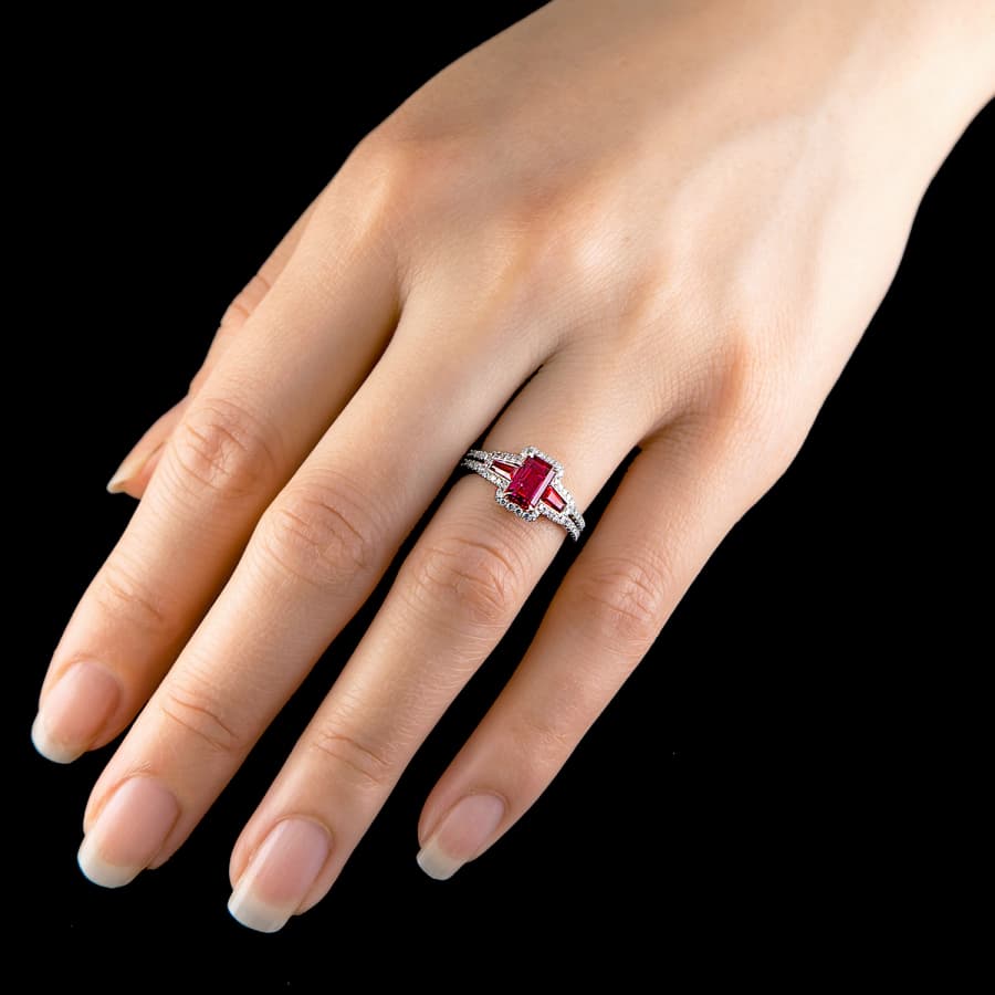 Certified Ruby Montpassier™ Ring r7802 - thumbnail 5