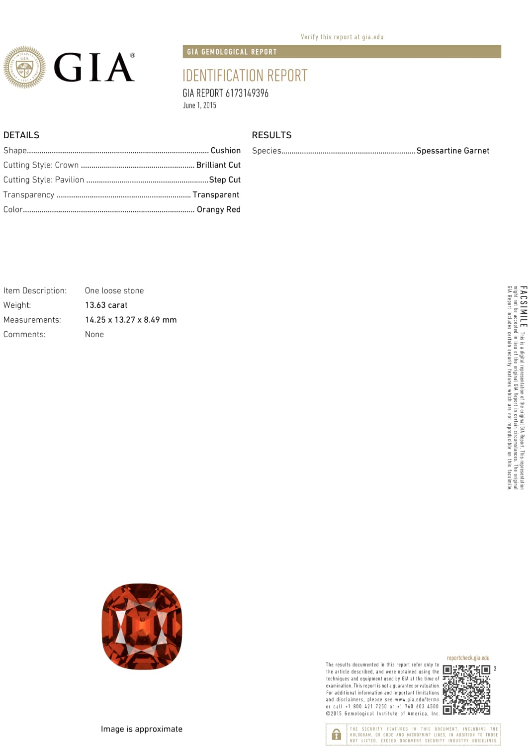 Certified Bohemian Garnet Ring r7212 - thumbnail 4