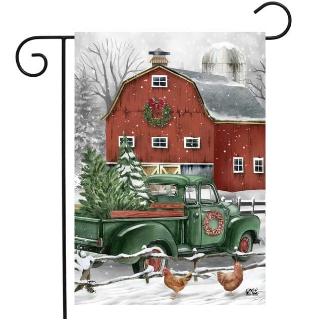 FLAG CHRISTMAS ON THE FARM