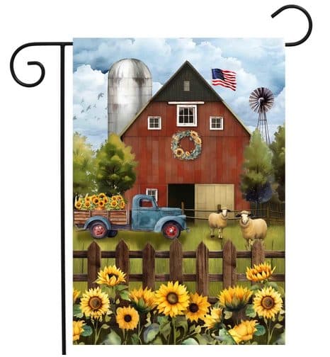 FLAG SUNFLOWER BARN