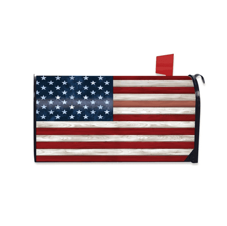 MAILBOX COVER WOODEN AMERICAN