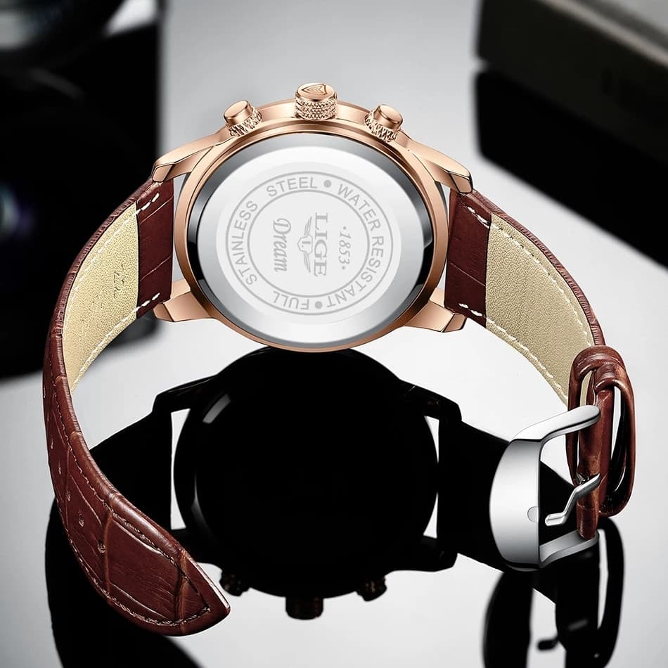 LIGE 8932 Moon Phase Sports Watch - thumbnail 4