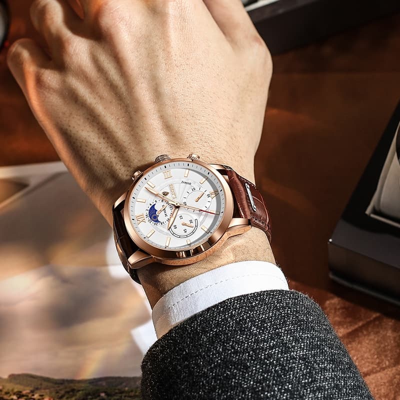 LIGE 8932 Moon Phase Sports Watch - thumbnail 5