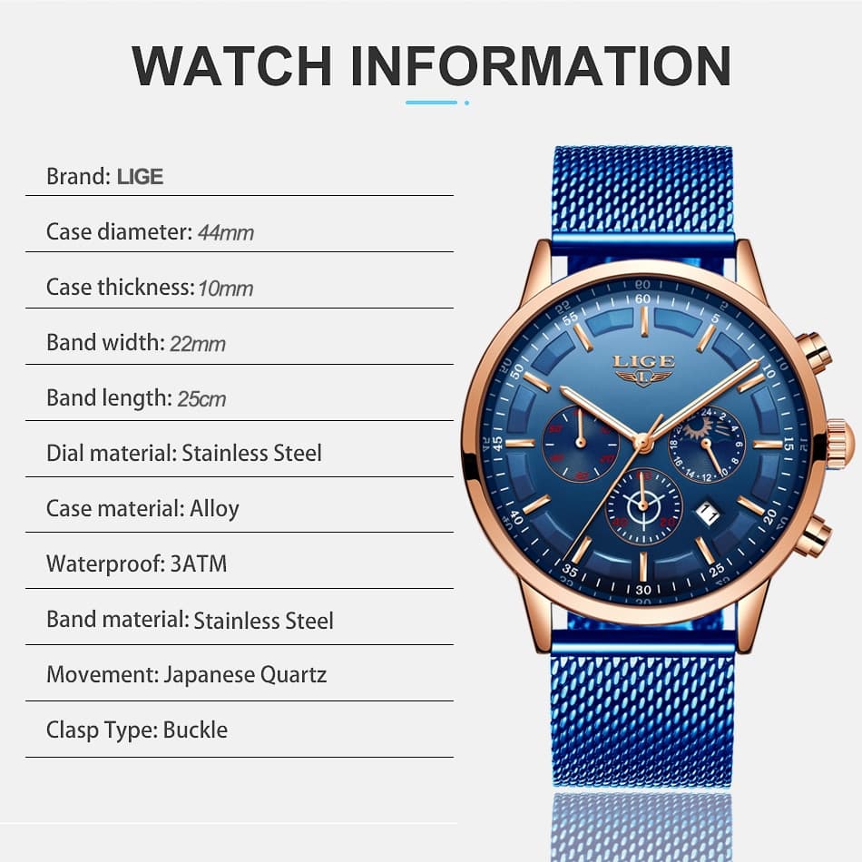 LIGE 9877 Watch – Falcon Series II - thumbnail 4