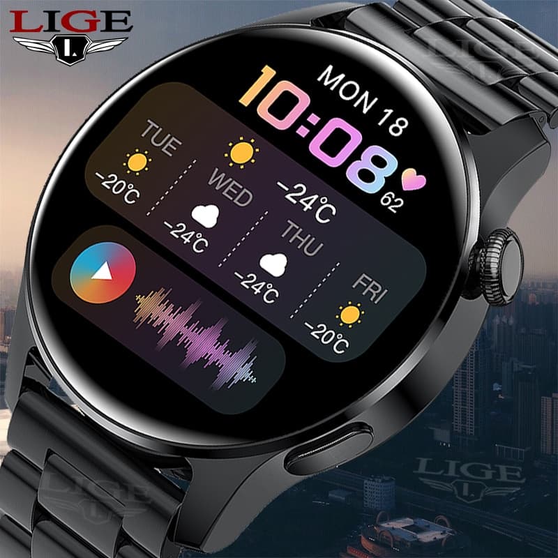 LIGE Ingenious v1.0 – LG0256 1.3 inch Full HD Multi-sport Smart Watch