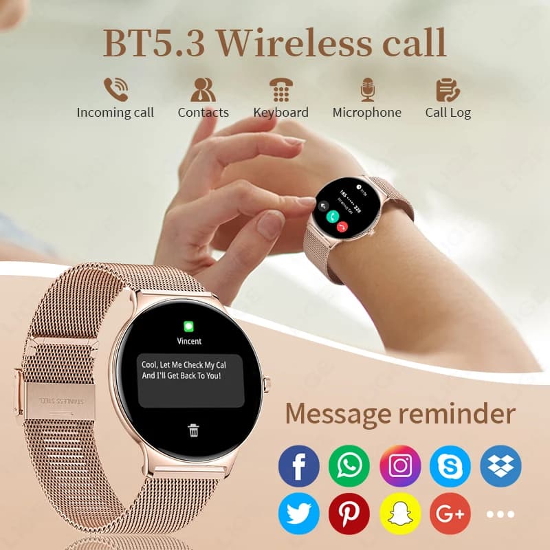 LIGE Moon v1.0 – 1.43″ AMOLED Full Touch Screen Smartwatch - thumbnail 2