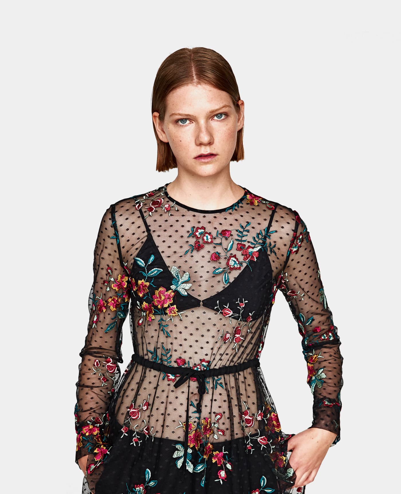 Boat Neck Top in Print B - thumbnail 2