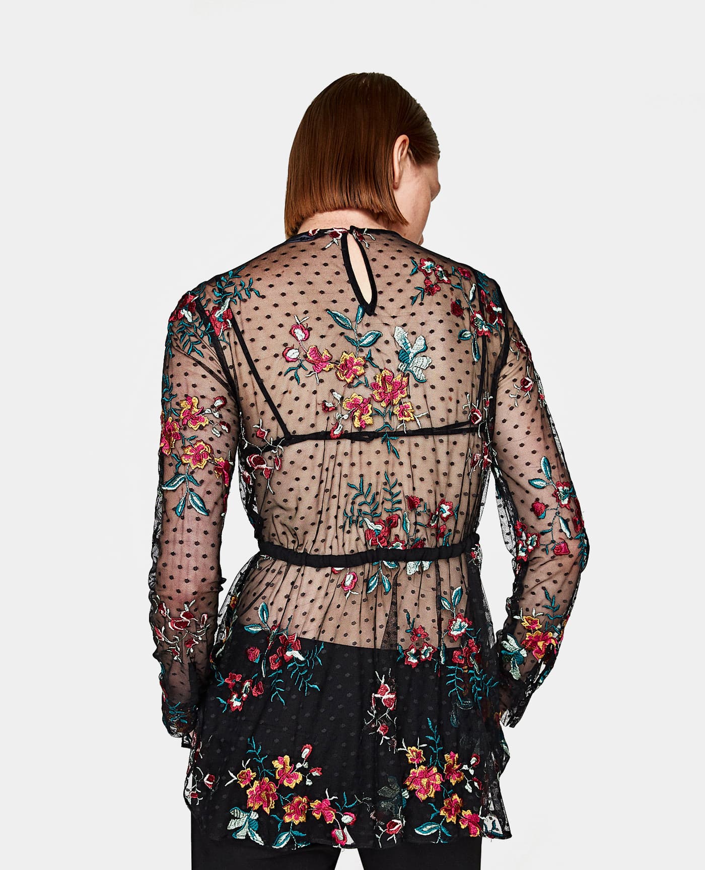 Boat Neck Top in Print B - thumbnail 3