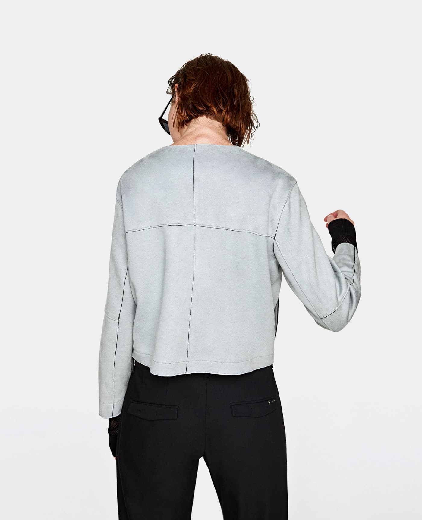 Parachute Poplin Top in Gray - thumbnail 4