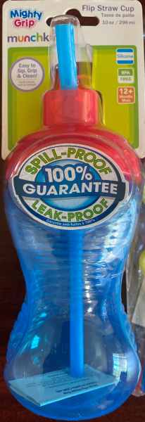 Munchkin Mighty Grip Straw Cup