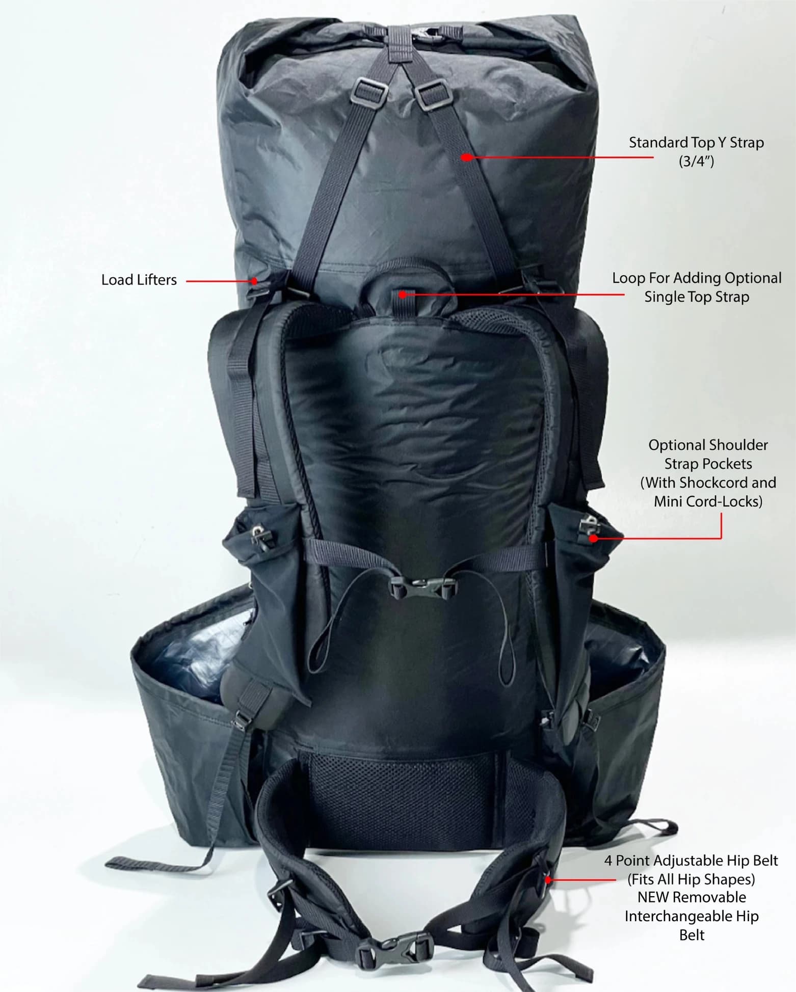 Dyneema 46L Curve Full Suspension Custom Backpack - thumbnail 2