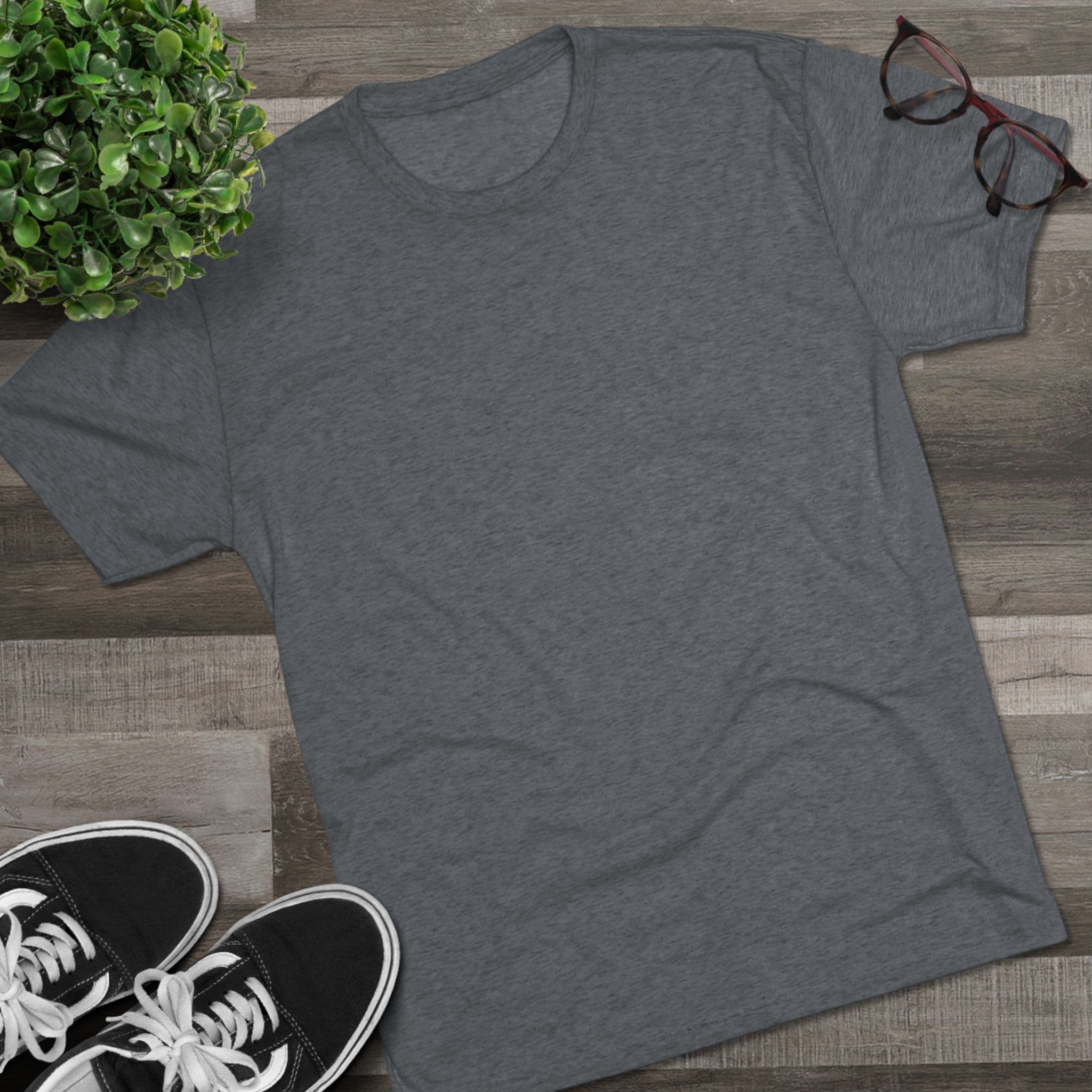 Personal Trainer – both logos – Tri-Blend Crew Tee - thumbnail 3