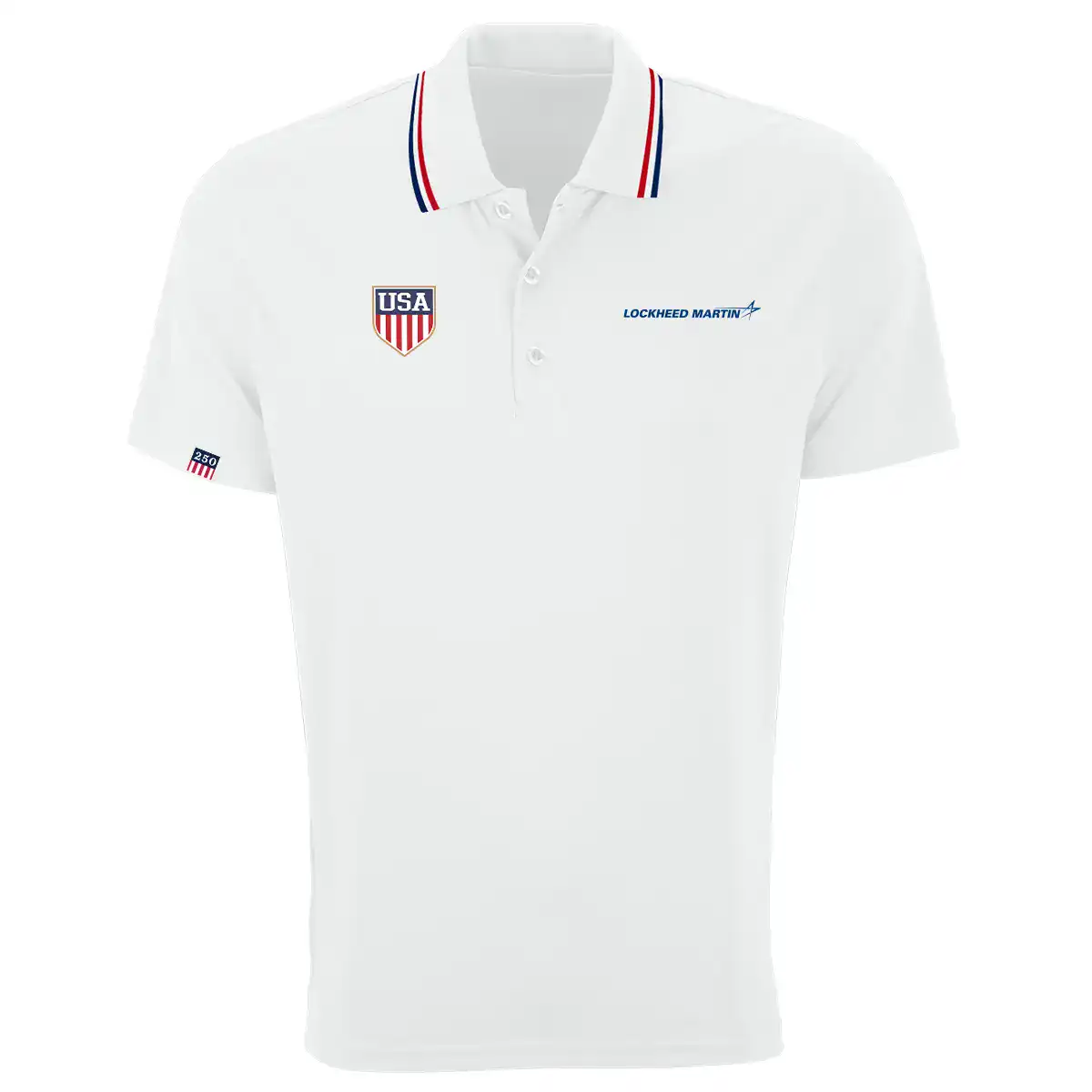 Men’s Vansport Omega Tipped Polo – America 250