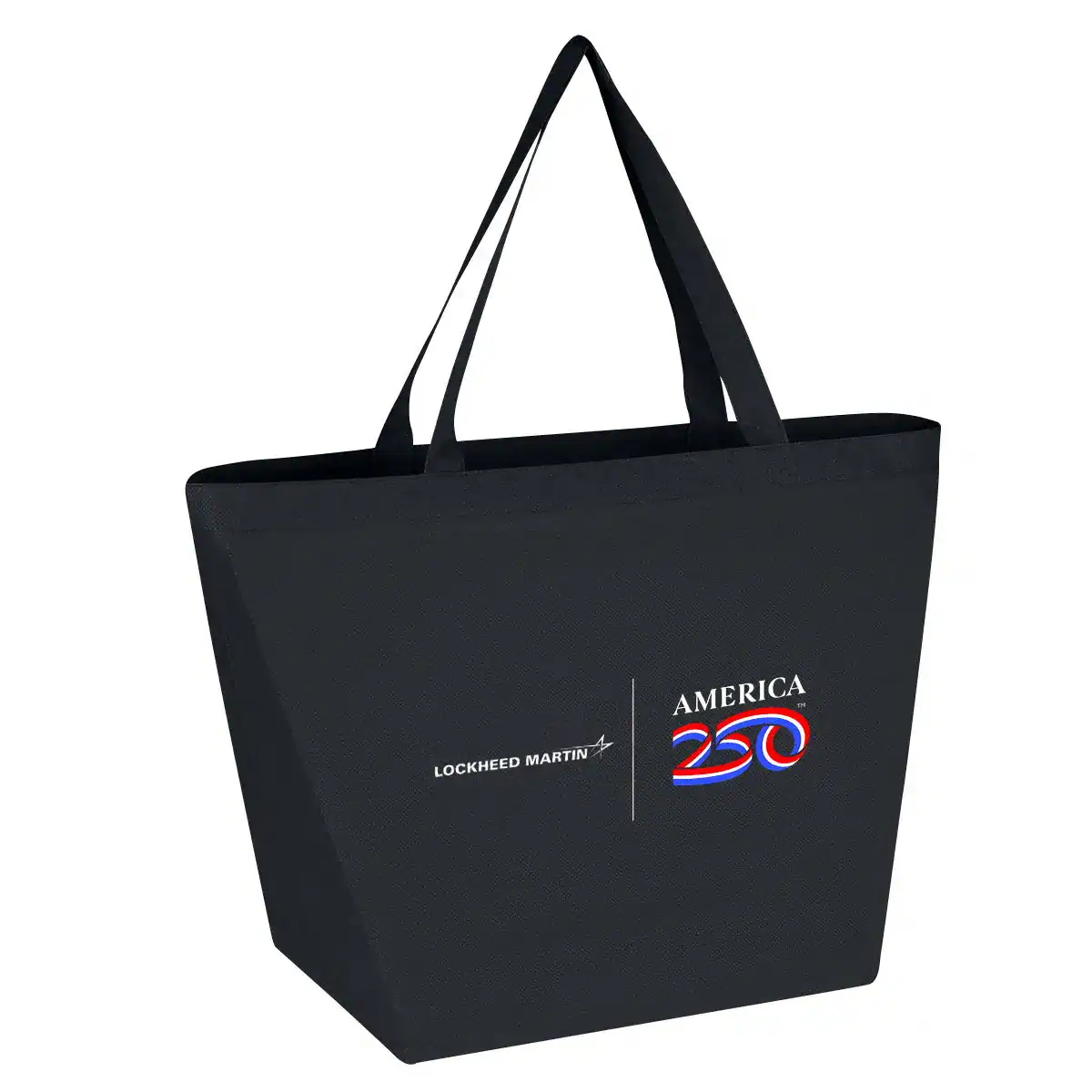 America250™ Non-Woven Budget Shopper Tote Bag – LM Logo
