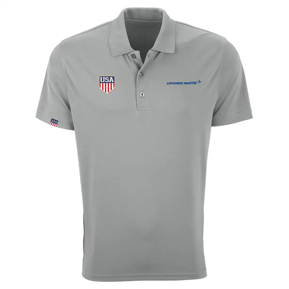 Men’s Vansport Omega Solid Mesh Tech Polo – America 250 - thumbnail 6