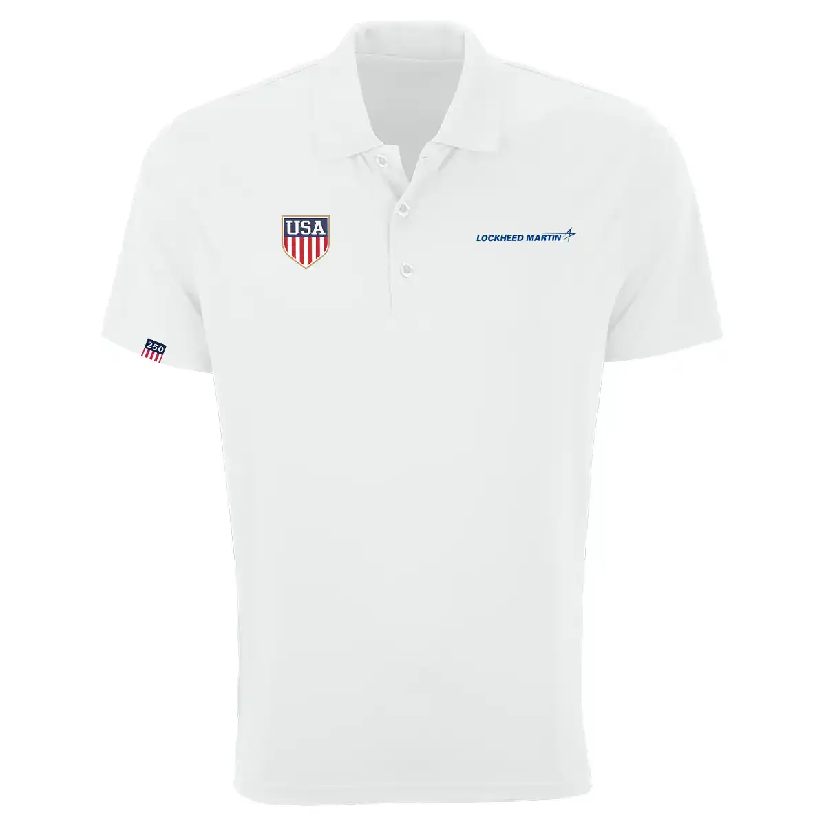 Men’s Vansport Omega Solid Mesh Tech Polo – America 250 - thumbnail 5