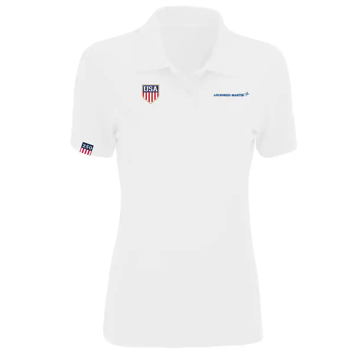 Women’s Vansport Omega Solid Mesh Tech Polo – America 250 - thumbnail 5