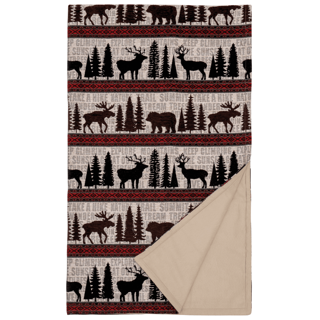 Lazy Lodge Rustic Throw