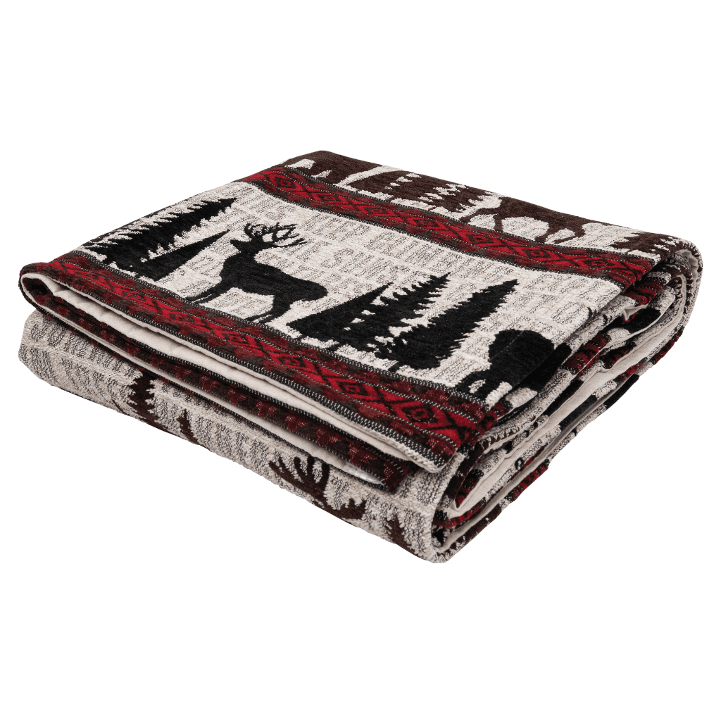 Lazy Lodge Rustic Throw - thumbnail 2