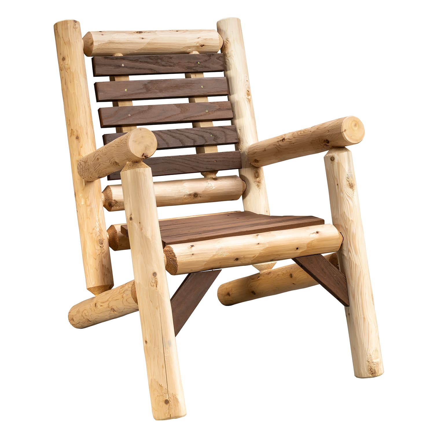 ThermaFusion Cedar Log Lounge Chair - thumbnail 2