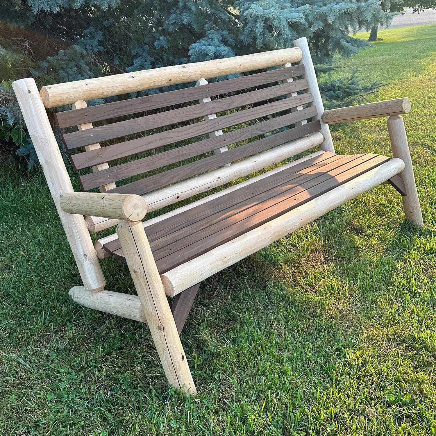 ThermaFusion Cedar Log Loveseat (4 Ft & 5 Ft)