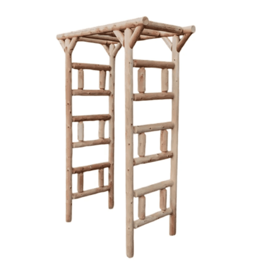 Rustic Cedar Log Arbor - thumbnail 3