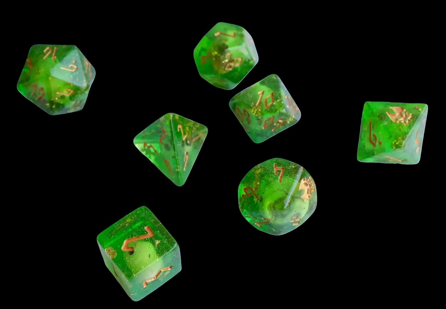 Gelatinous Ooze Resin Dice - thumbnail 4