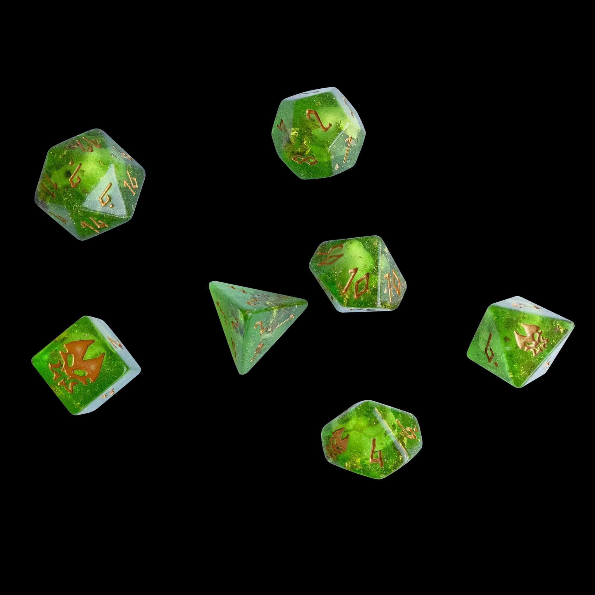 Gelatinous Ooze Resin Dice