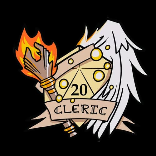 Cleric – Fantasy Class Pins