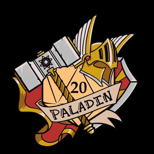 Paladin – Fantasy Class Pins