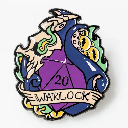Warlock – Fantasy Class Pins - thumbnail 2