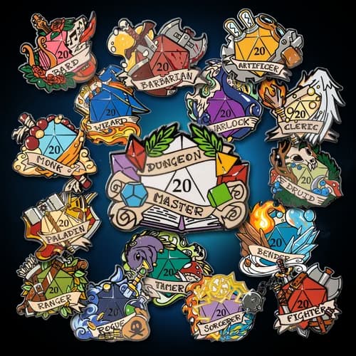 Fantasy Class Pins Collection