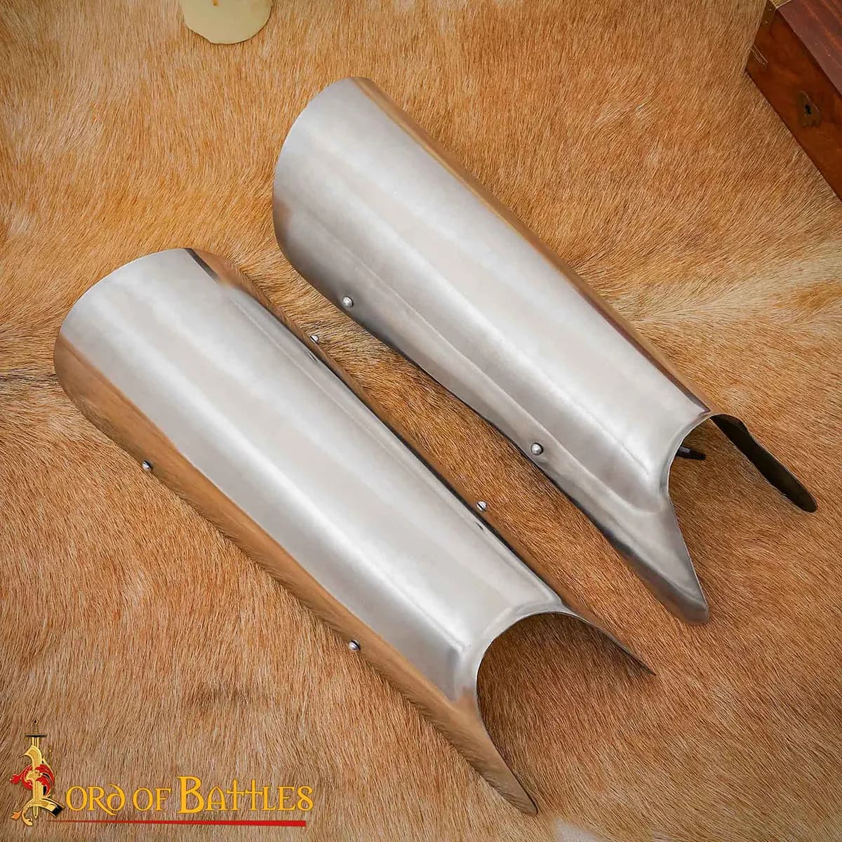 Late Medieval Simple Greaves 16 gauge