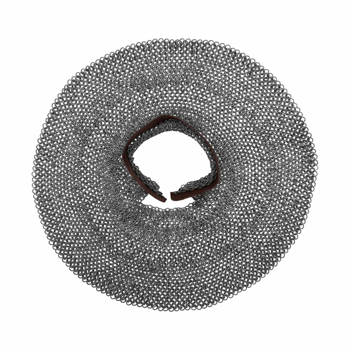 Medieval Chainmail Aventail Dome Riveted Flat Ring and Alternating 9 mm - thumbnail 4