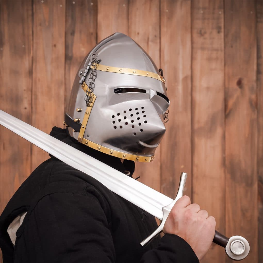 Medieval Hounskull Pigface Bascinet - thumbnail 5