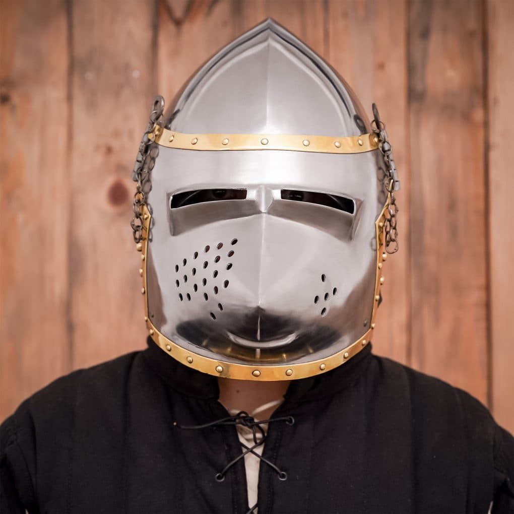 Medieval Hounskull Pigface Bascinet - thumbnail 2